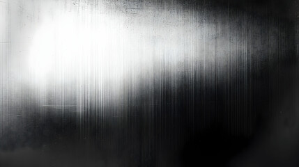 Abstract Black and White Brushed Metal Texture with Lines,  Gradients, and Subtle Scratches, Ideal for Backgrounds and Designs