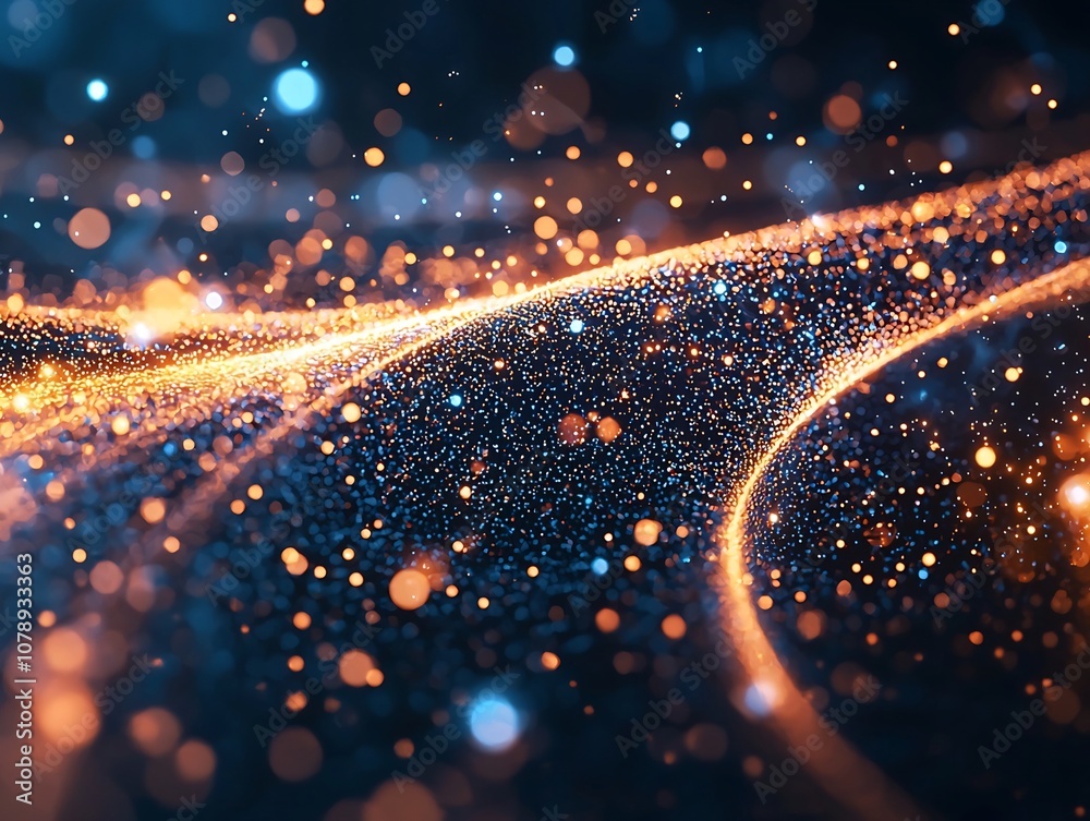 Poster ethereal quantum data flow through fiber optic network
