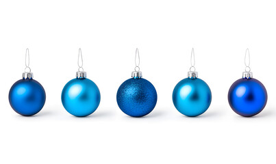 Christmas tree ball with shiny surface isolated on white