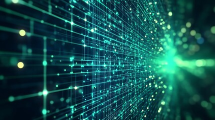 Naklejka premium LED green screen mounted on a wall in a production room with technical equipment and monitors