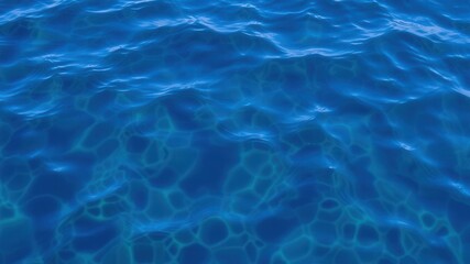 Obraz premium Abstract close-up image of deep blue sea texture with swirling patterns and ripples, ripples, reflections, ocean