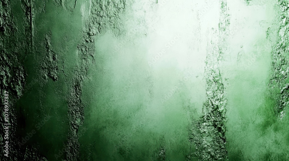 Wall mural textured green background with gradients and subtle variations.