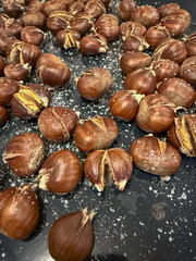 Autumn and chestnuts