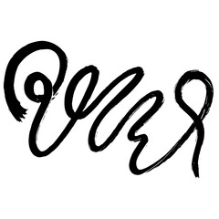 Dry Brush Ink Grunge Wave Stroke Texture