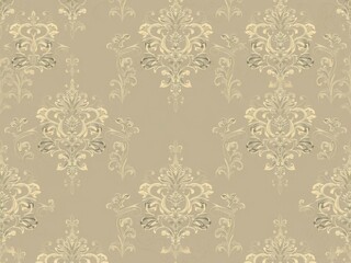 Intricate floral pattern with classic damask design in rich, vintage color scheme, stylish, luxury, damask