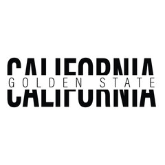 California beach text Vector illustrations. For t-shirt prints and other uses.