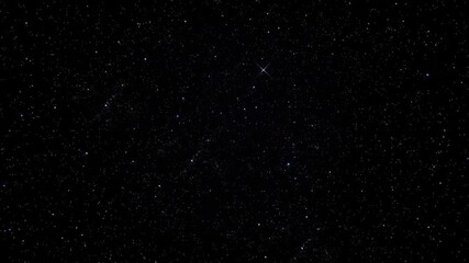 Fototapeta premium Night sky filled with sparkling stars against a black background, dark, celestial, galaxy