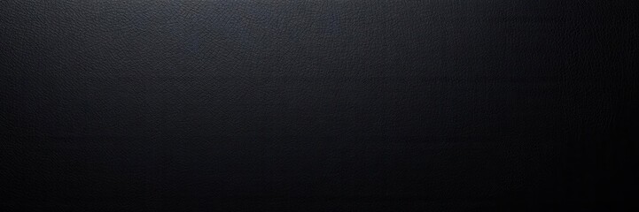 Sleek and luxurious black leather texture with subtle grain patterns, detail, design, dark