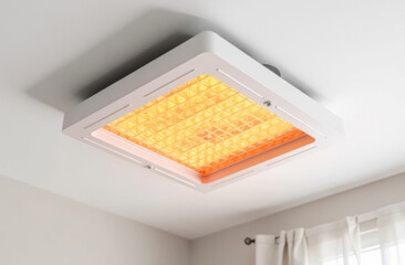 infrared room heater, ceiling type, hanging on the ceiling