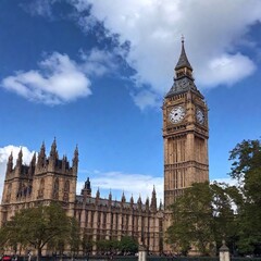 Obraz premium big Ben and Houses of Parliament, London, UK