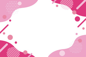 幾何学　フレーム　ピンク　