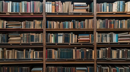 Organized shelving in a well-stocked storage