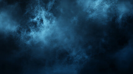 Fototapeta premium horror black blue sky, sea haunted cloud, scary ocean, depression background, mystery gloomy dark theme, blur texture,