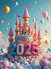 Obraz premium Cake Castle 2025