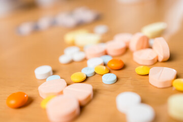 Variety of medicines and drugs