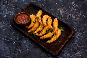 Crispy Breaded Shrimp with Dipping Sauce