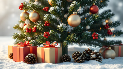 Christmas tree background