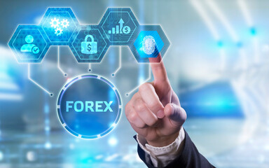 Online trading, Forex, Investment and financial market concept.