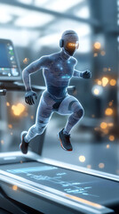 Enhancing mental health and workplace wellness with virtual running coach technology