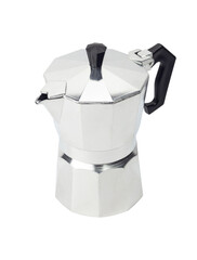 geyser coffee maker isolated from background