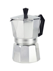 geyser coffee maker isolated from background