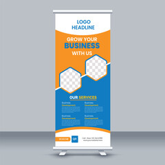 Rollup Banner design template