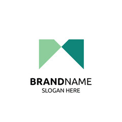 Letter M Monogram Logo Vector