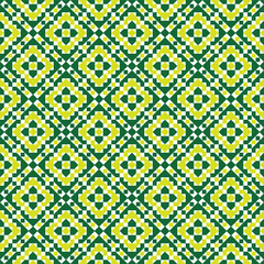 Vector geometric ornament in ethnic style. Abstract seamless pattern with EPS 10.Simple modern background texture. Repeat geo design