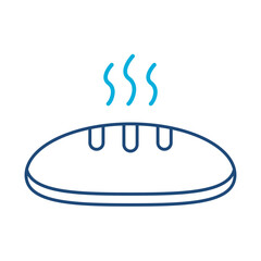 Bakery Icon – Bread Loaf, Representing Fresh Baked Goods, Employee Treats, and Snack Options