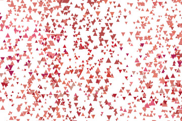 Polygonal pink mosaic background. Abstract low poly vector illustration. Triangular pattern, copy space. Template geometric business design with triangle for poster, banner, card, flyer