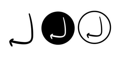 Arrows vectors icon sets