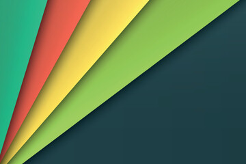 Modern abstract design with color layers