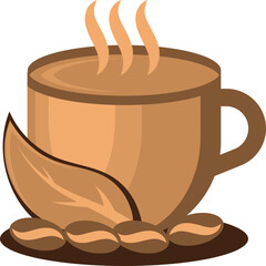 cup of coffee vector element