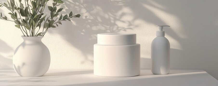 Realistic layout mockup for product launch, highquality textures, professional lighting, natural shadows