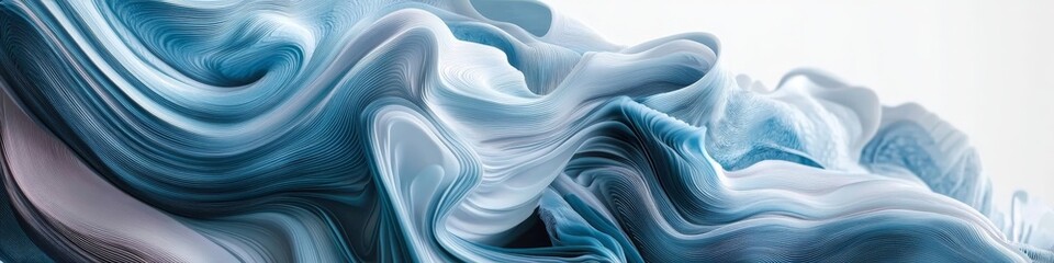 create a LinkedIn cover image with abstract, flowing lines in soft blue and grey tones, representing connection and fluidity. Clean and minimalistic design