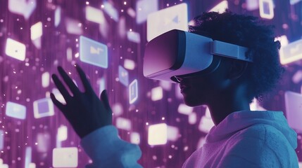 Immersive AI Driven Marketing Environment Explored by Virtual Reality Headset User
