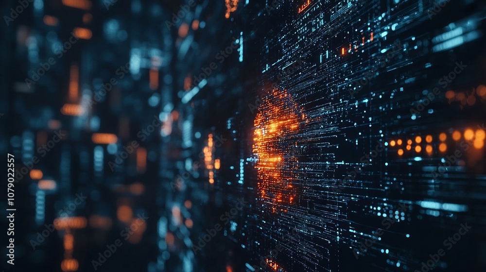 Poster ai driven digital marketing strategy dynamically reshaping in real time