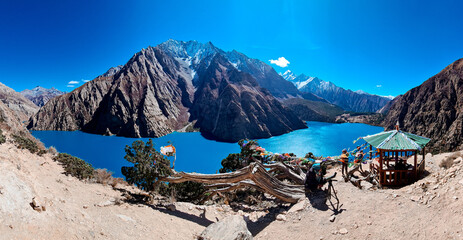 Shey Phoksundo Lake, located in the remote Dolpo region of Nepal, is one of the most stunning and pristine high-altitude lakes in the world. Situated at an elevation of about 3,660 meters (12,008 feet