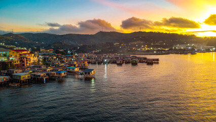 Sunrise in Koki , Southside of Port Moresby, Papua New Guinea