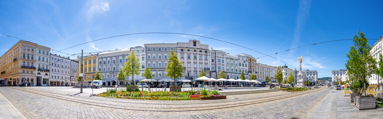 Naklejka premium Hauptplatz, Linz, Österreich 