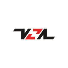 VZL Simple logo vector design template. 
