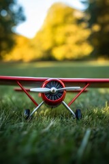 Model Airplane Taking Off