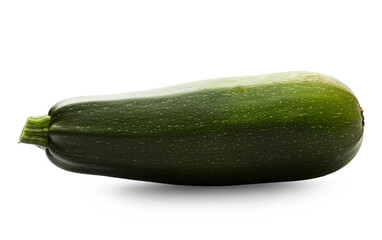 Green marrow on white background