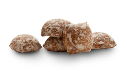 Spice cakes isolated on the white background