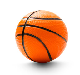 Fototapeta premium Basketball on white background