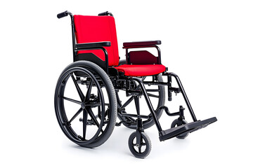 Fototapeta premium Wheelchair isolated on white background