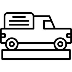 Pickup truck Icon
