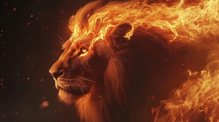 炎とライオン
