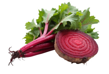 red radish isolated on white