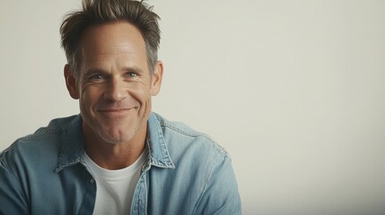 Obraz premium The Smiling Man Portrait
